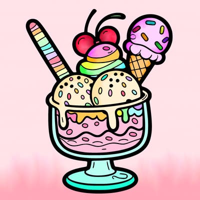 ice cream sundae
