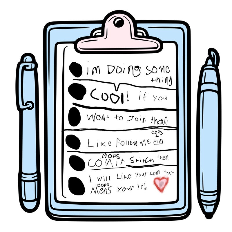 blank clip board with pen