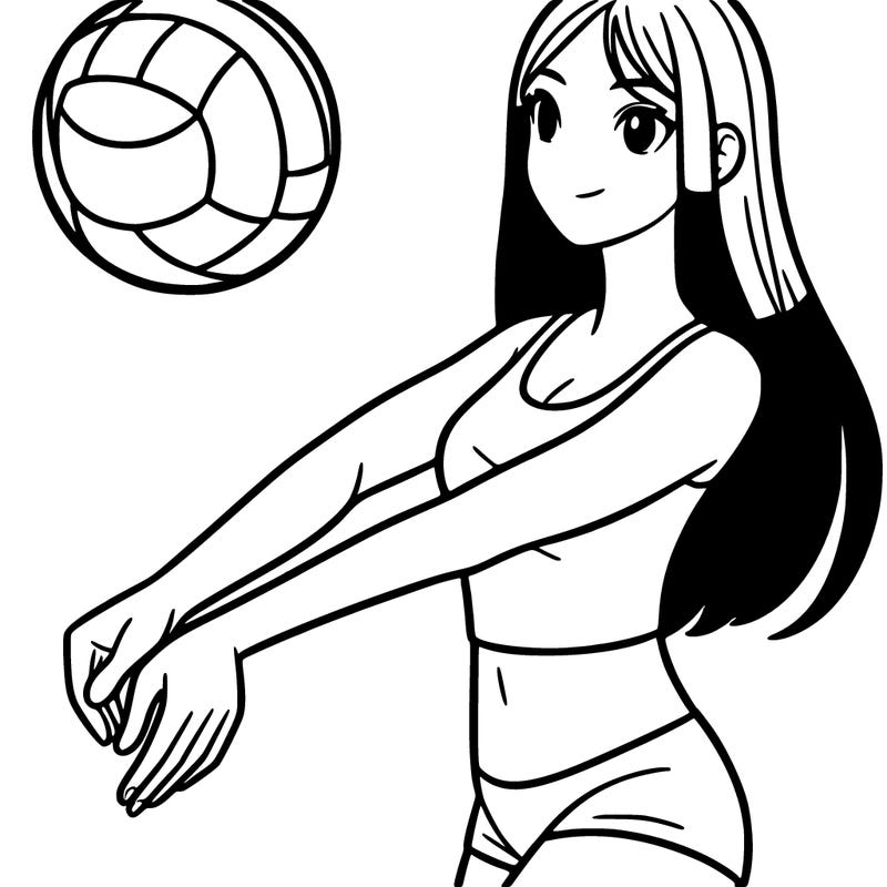 volleybal girl