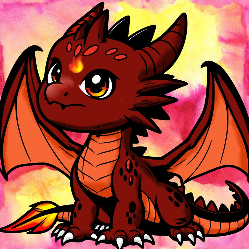 fierce baby night dragon