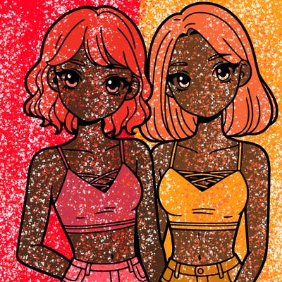 girls with crop tops