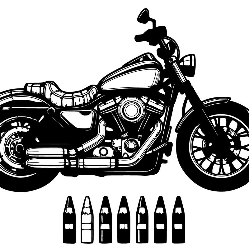 a realistic and detailed motorcycle