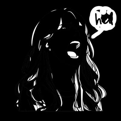 screaming realistic, girl