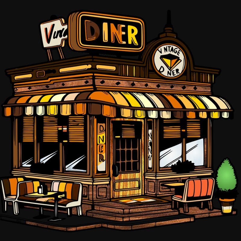 vintage diner
