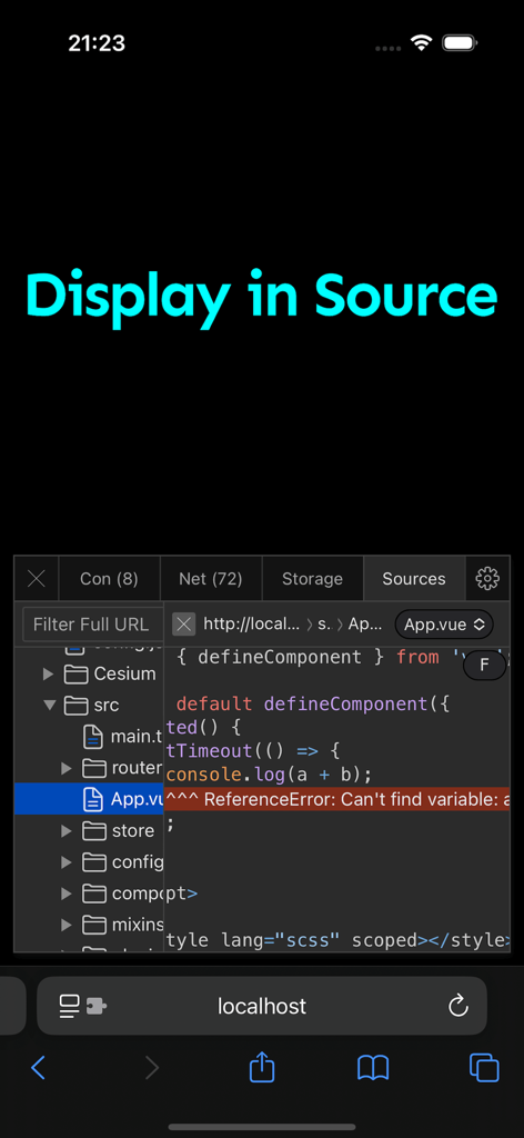 Console Mini - Developer Tools App | MWM