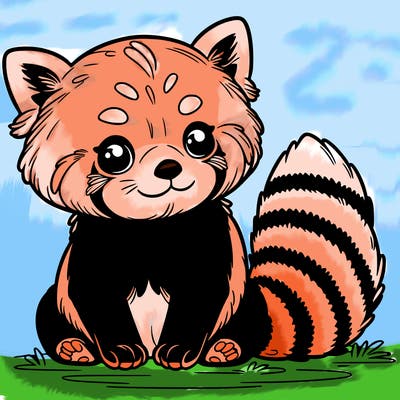 red panda