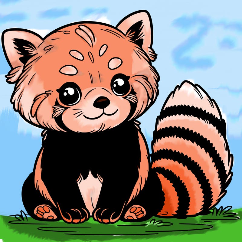 red panda