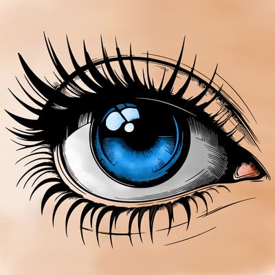 realistic eye
