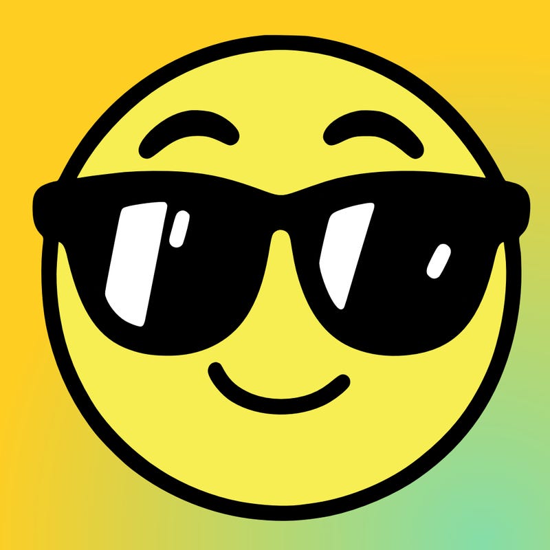 emoji with sunglasses