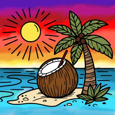 summer  coconut