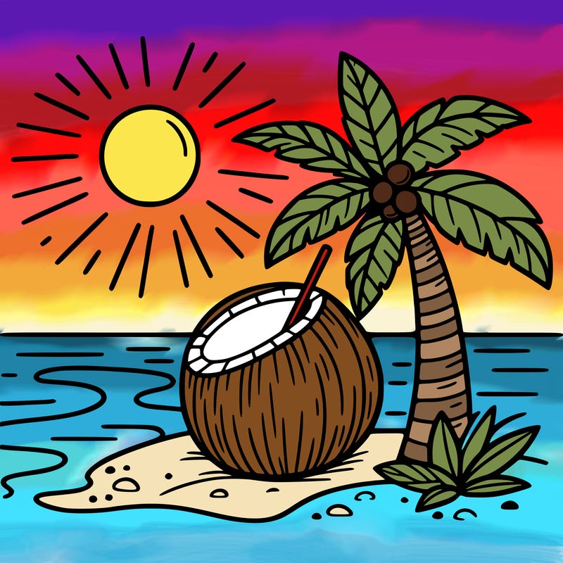 summer  coconut