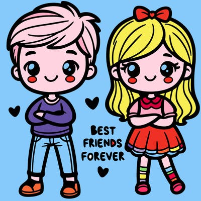 boy and gir bffs