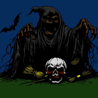 scary halloween realistic