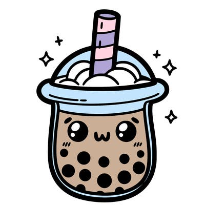 cute boba tea