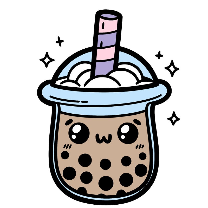 cute boba tea