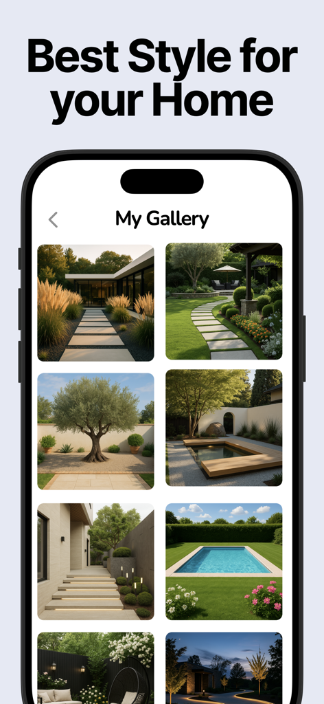Landscape AI: AI Garden Design - Galeria de designs de paisagismo e jardim gerados por IA para reforma de casas