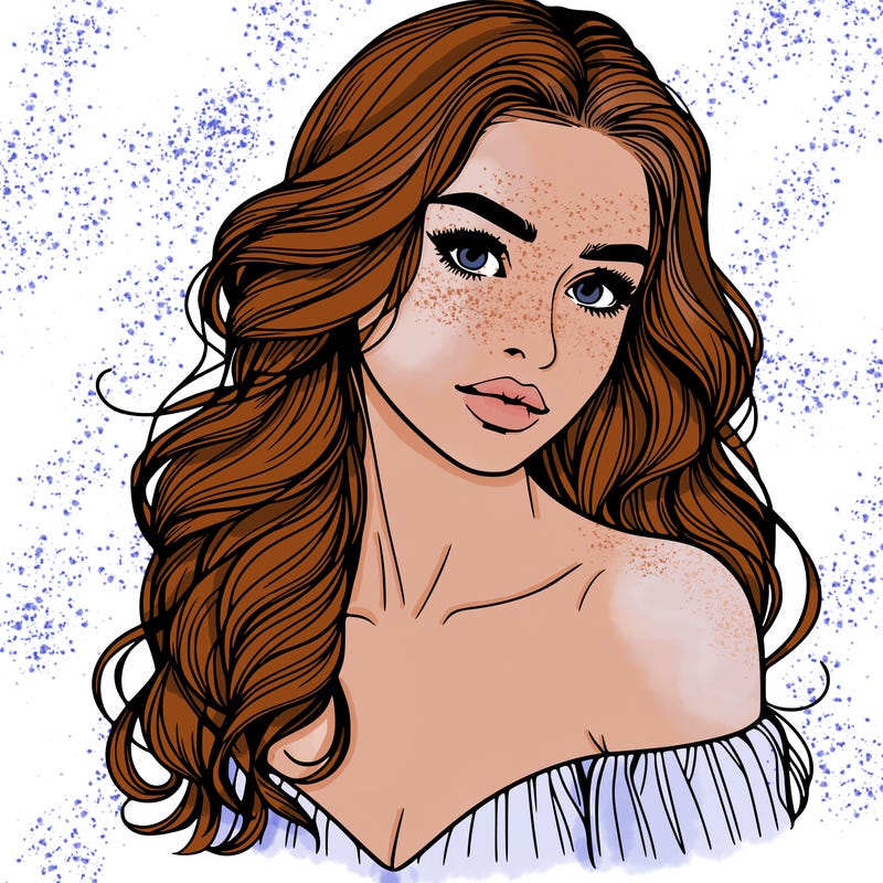 beautiful realistic girl