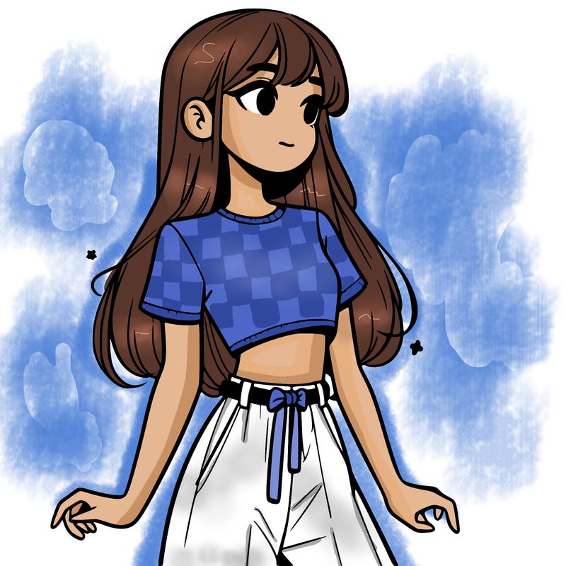 girl in a cute crop top