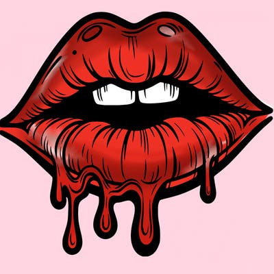 lips that look realistic and drip