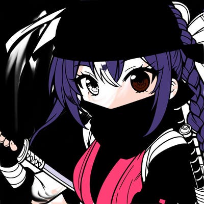 manga girl ninja