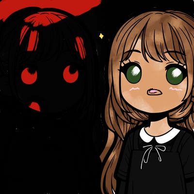 two girls with no mouths