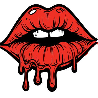 lips that look realistic and drip