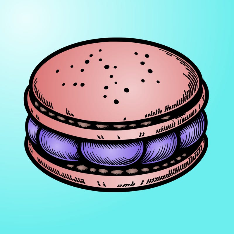 realistic macaroon