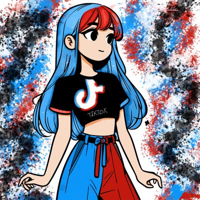 girl in a cute crop top