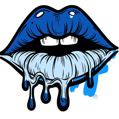 lips that look realistic and drip