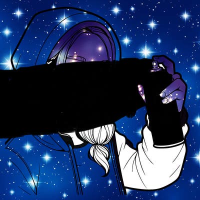 a realistic girl, spray painting