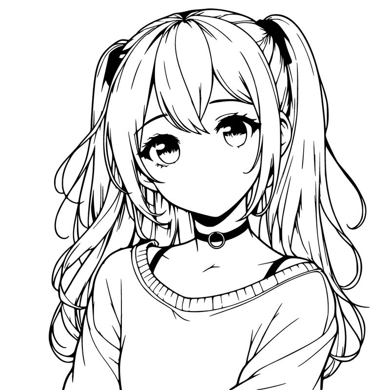 realistic anime girl