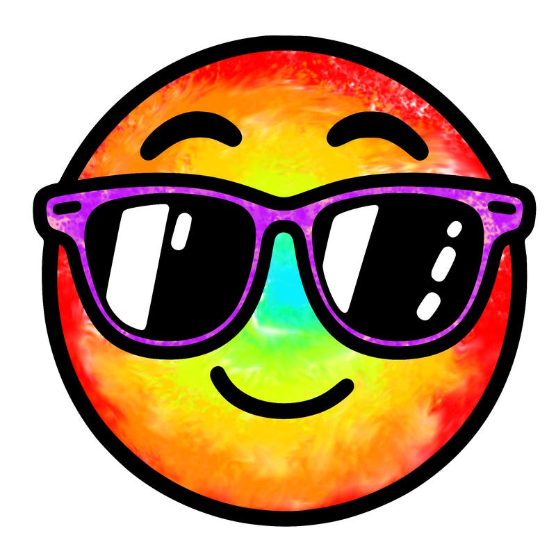 emoji with sunglasses