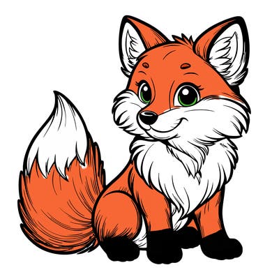 realistic fox