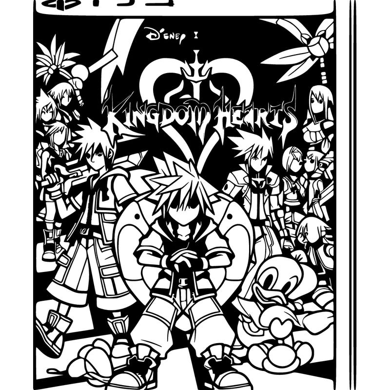kingdom hearts game cover