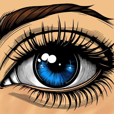 realistic eye