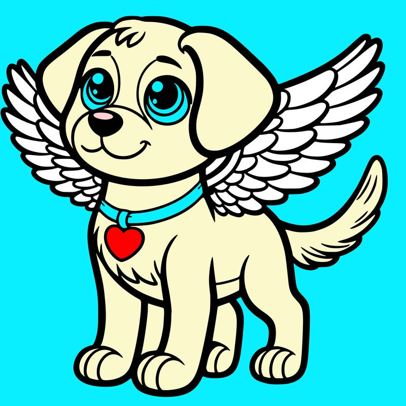 dog with wings