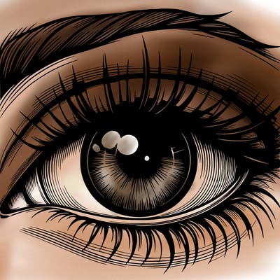 realistic eye