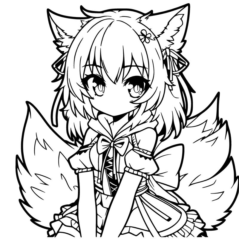 anime wolf girl