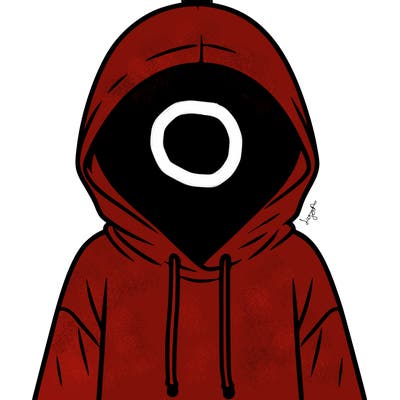 faceless girl in hoodie