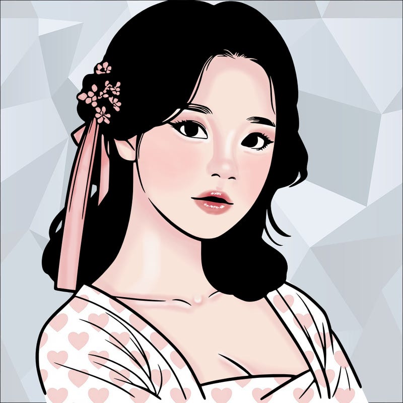 korean woman realistic