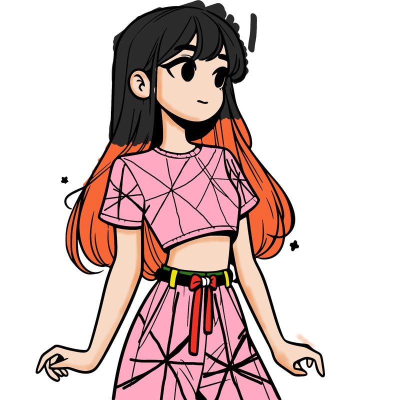 girl in a cute crop top