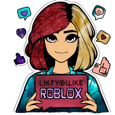 realistic girl saying like if you like roblox