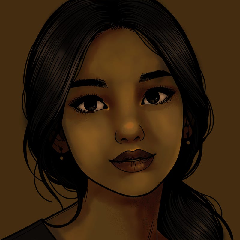 beautiful realistic asian woman