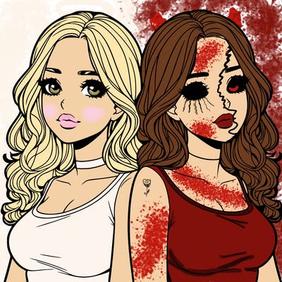 realistic twin sisters