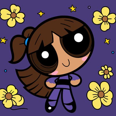 a powerpuff girl