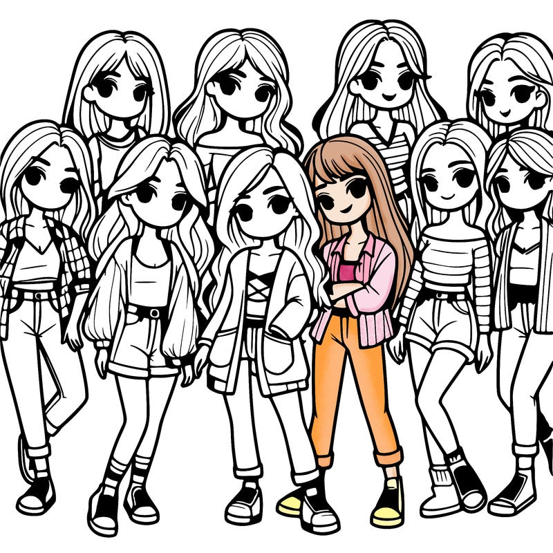 group of girls