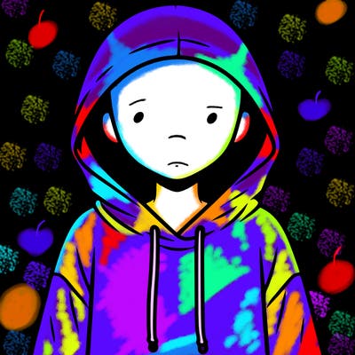 faceless girl in hoodie