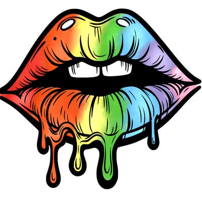 lips that look realistic and drip