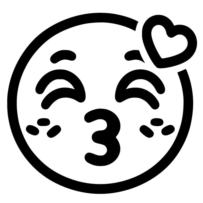kissing emoji