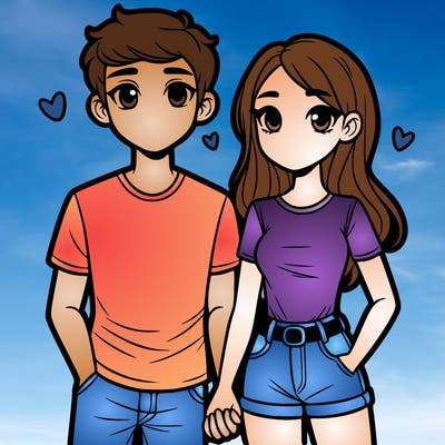 boyfriend and girlfriend